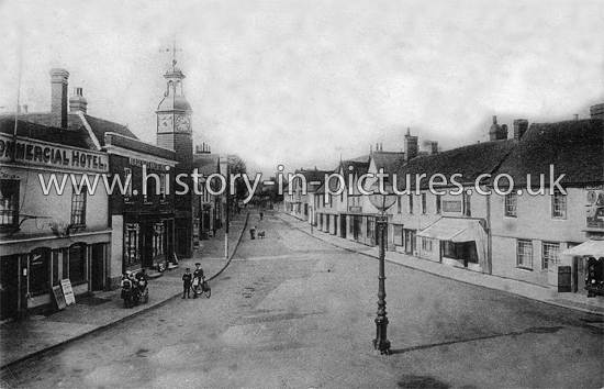 Market Haill and Stoneham Street, Coggeshall, Essex. 1915